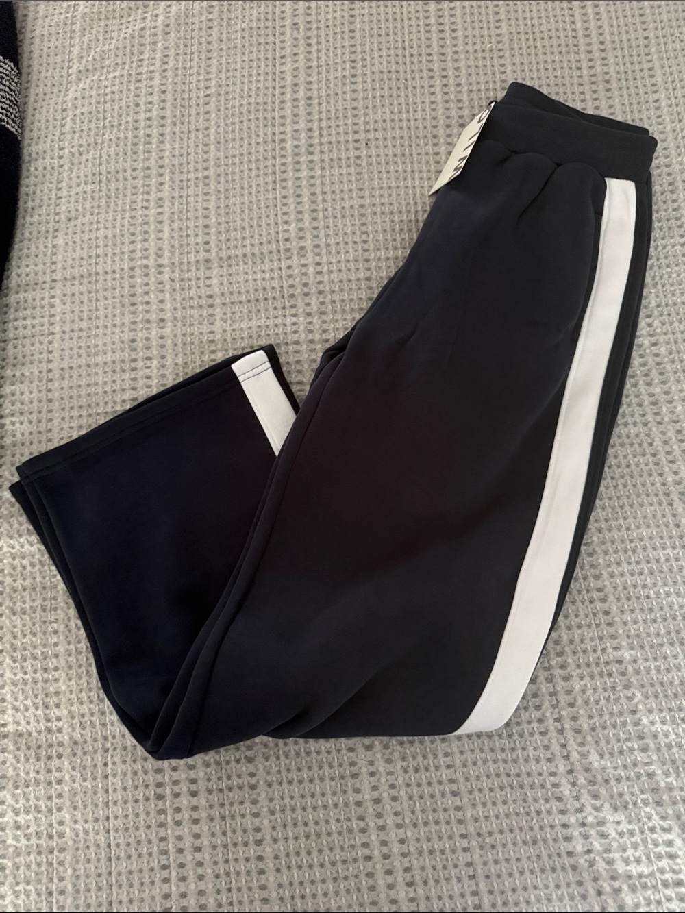 WILO Sweat pants Navy  with White Side Stripe